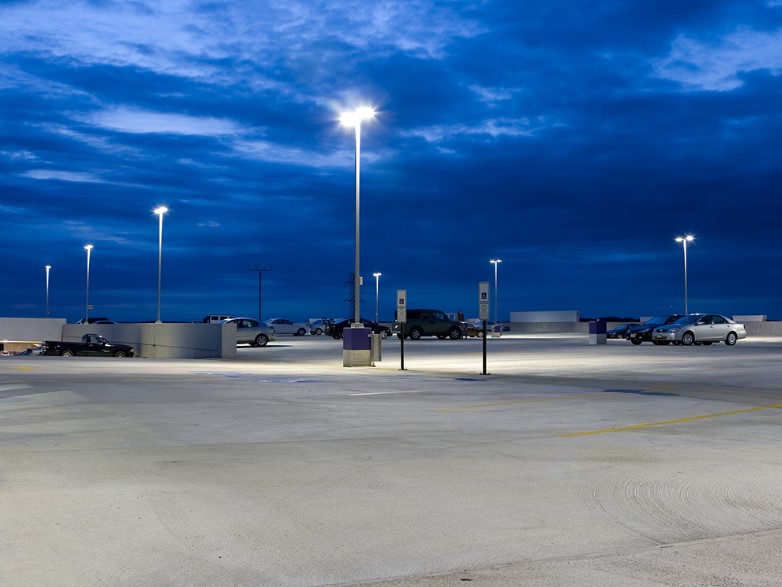 LED commercial solar parking lot lighting